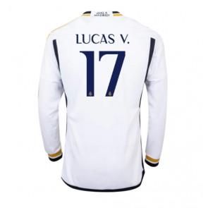 Real Madrid Lucas Vazquez #17 Hemmatröja 2023-24 Långärmad